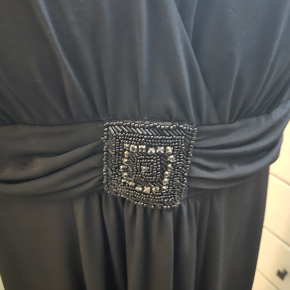 Women's Enfocus Studio Black Midi Cocktail Dress - Picture 2 of 7